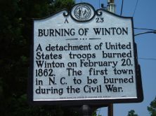 BURNING OF WINTON