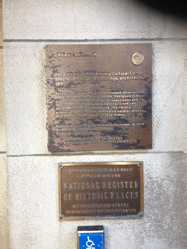 The Chicago Public Library Cultural Center