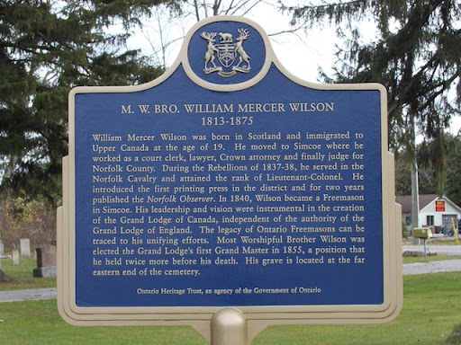 M. W. Bro. William Mercer Wilson 1813-1875