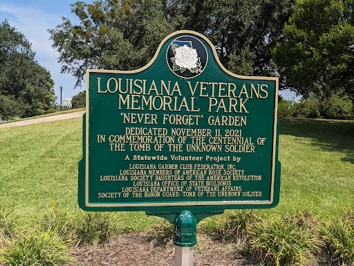 Louisiana Veterans Memorial Park 'Never Forget Garden'