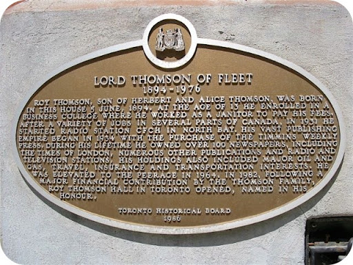 Lord Thomson of Fleet 1894-1976