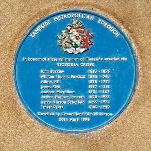 Victoria Cross Plaque, Ashton Town Hall