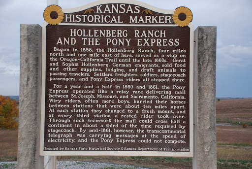HOLLENBERG RANCH AND THE PONY EXPRESS