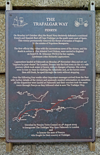 Trafalgar Way sign, Penryn