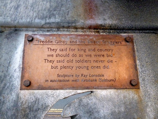 Freddie Gilroy: Plaque
