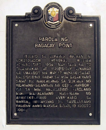 Lighthouse of Bagacay Point historical marker