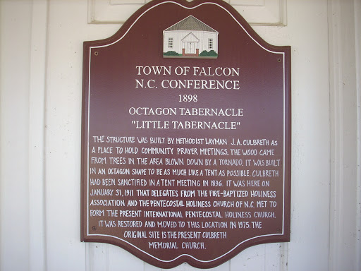 Eight Sided Tabernacle Sign in Falcon, NC