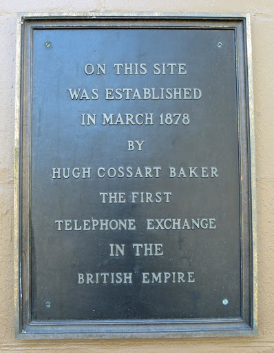 First Telephone Exchange in British Empire
