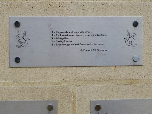 Peace pledge, McClintock PS, Seskinore