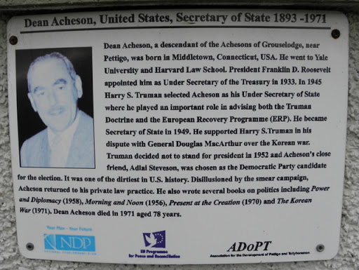 Dean Acheson plaque