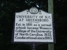 UNIVERSITY OF N.C. AT GREENSBORO