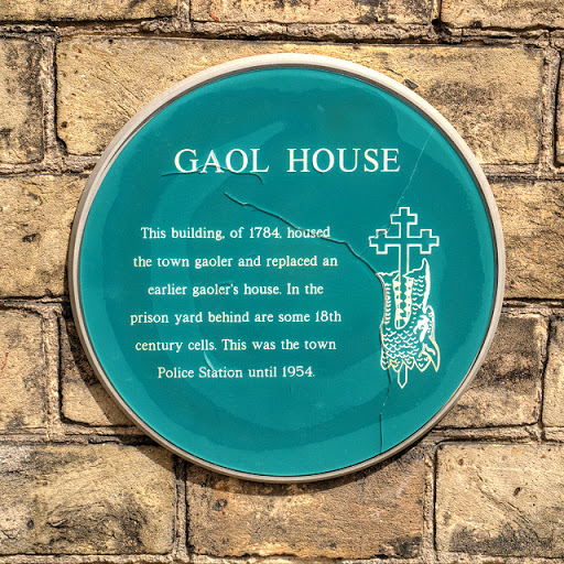 Plaque on the Old Gaol House