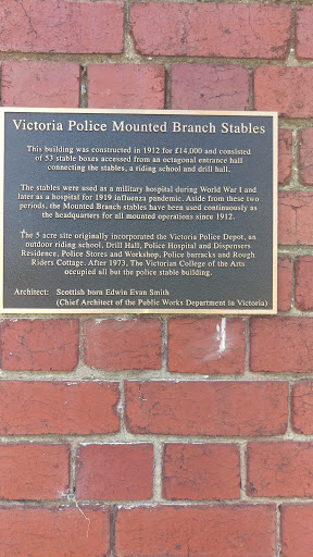Victorian Police Mounted Branch Stables
