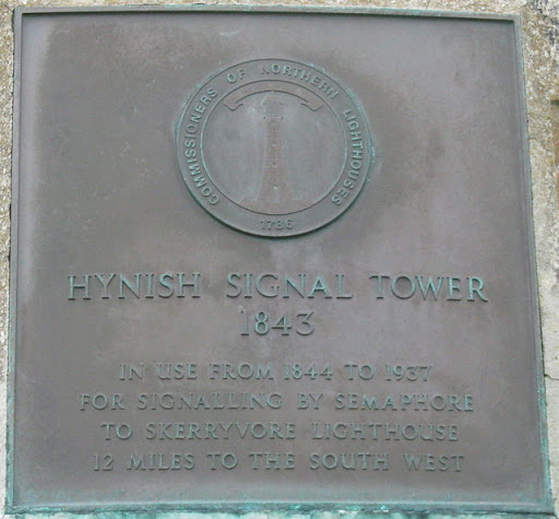 Hynish Signal Tower plaque