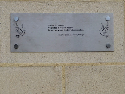 Peace pledge, Arvalee Special School, Omagh