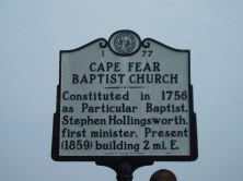CAPE FEAR BAPTIST CHURCH