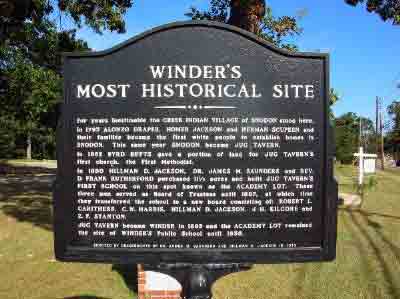 Winder's Most Historical Spot