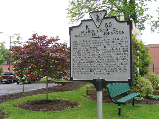Virginia marker K-50: Boyhood Home of Gen. Joseph E. Johnston