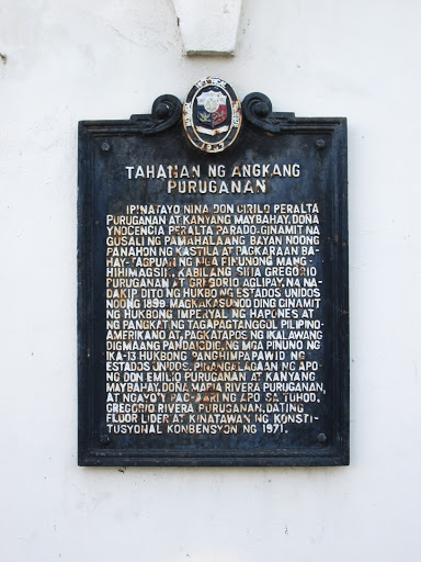 Home of Puruganan Family historical marker