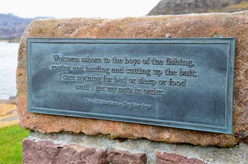 Plaque by the lochside, Shieldaig