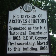 N.C. DIVISION OF ARCHIVES AND HISTORY