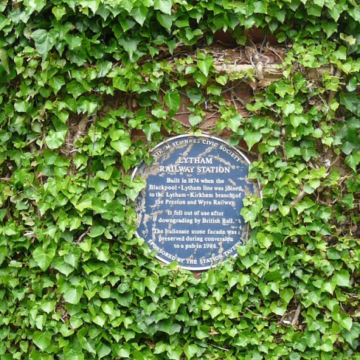 Lytham Railway Station Plaque