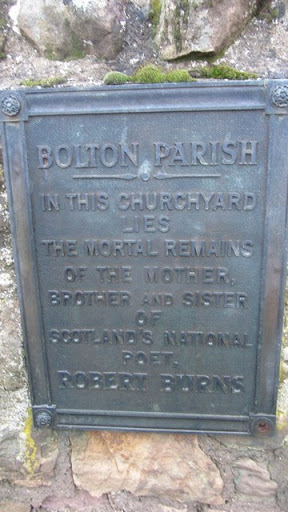 Plaque, Bolton Church