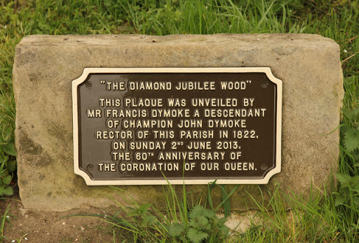 Diamond Jubilee Wood plaque