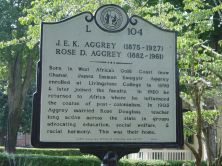 J. E. K. AGGREY (1875-1927)  ROSE D. AGGREY (1882-1961)