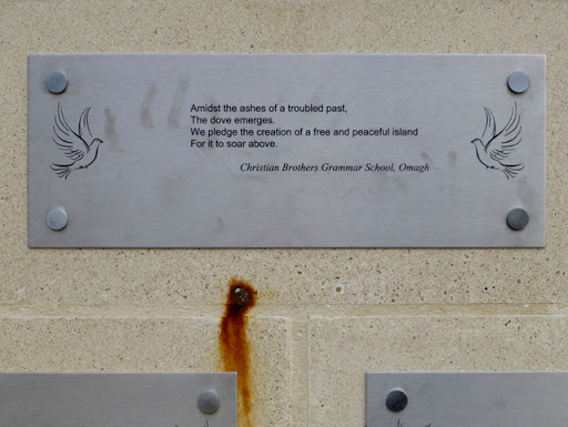 Peace pledge, Christian Brothers Grammar School, Omagh