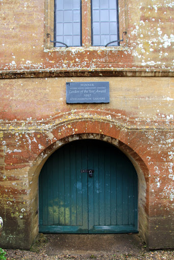 Plaque, Athelhampton House, Dorset