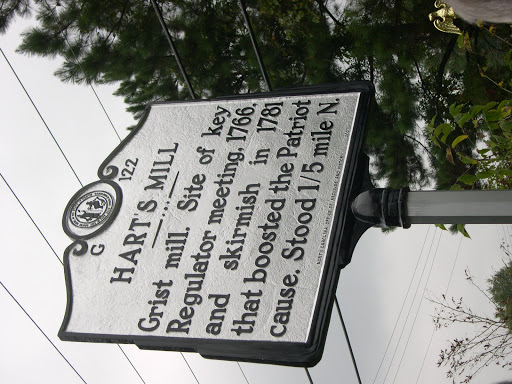 Hart's Mill Historical Marker