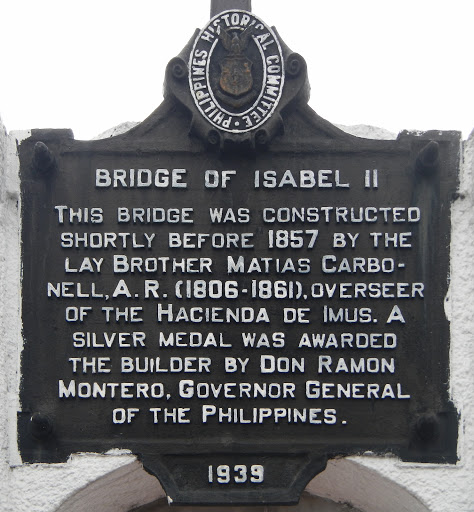 Bridge of Isabel II historical marker