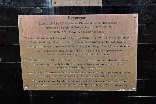 Resurgam plaque, Woodside, Birkenhead