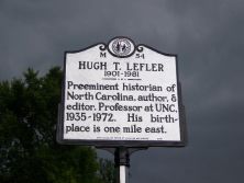 HUGH T. LEFLER  1901-1981