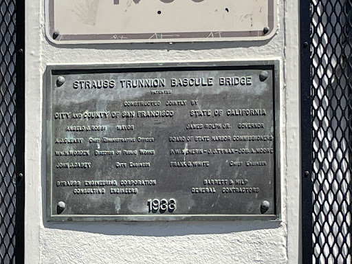 Strauss Trunnion Bascule Bridge, San Francisco