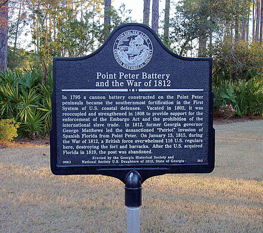 Point Peter Battery and the War of 1812