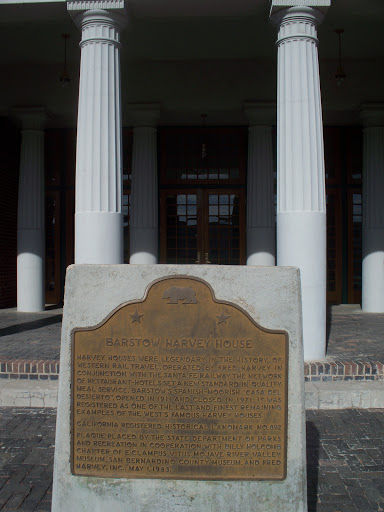 Harvey House  - CHL# 892 Plaque