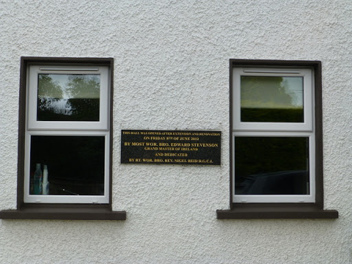 Plaque, Raphoe Orange Hall