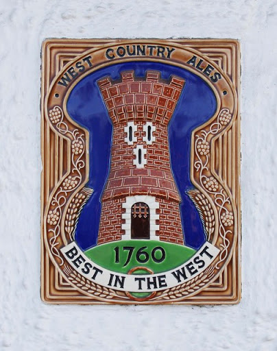 The King's Head (2) - West Country Ales plaque, 19 Cheltenham Road, Bishop's Cleeve, Glos