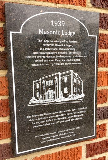 Masonic Lodge 1939