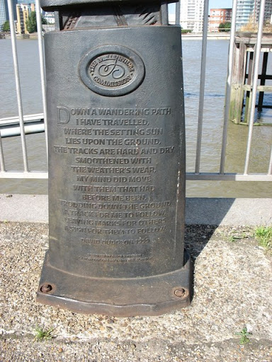 The inscription on the Meridian Marker
