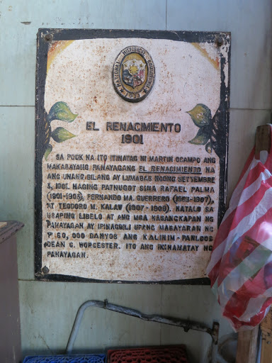 El Renacimiento historical marker