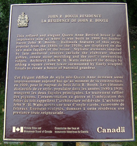 John R. Booth Residence