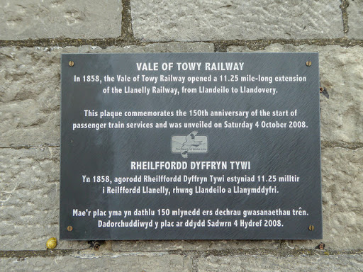 Plaque, Llandovery Station