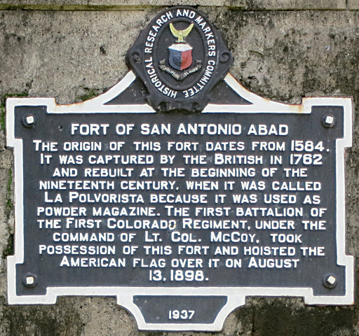 Fort of San Antonio Abad historical marker