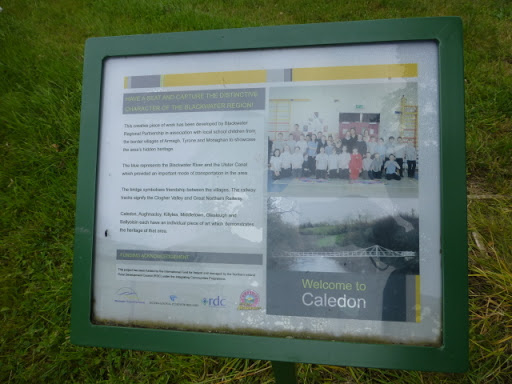 "Welcome to Caledon" plaque