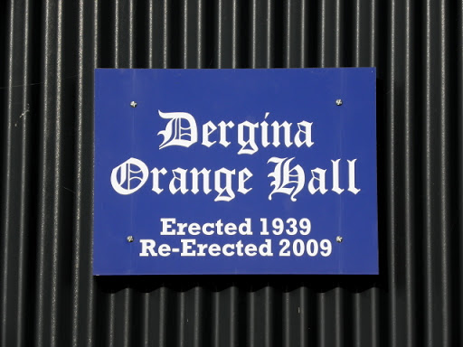 Plaque, Dergina Orange Hall