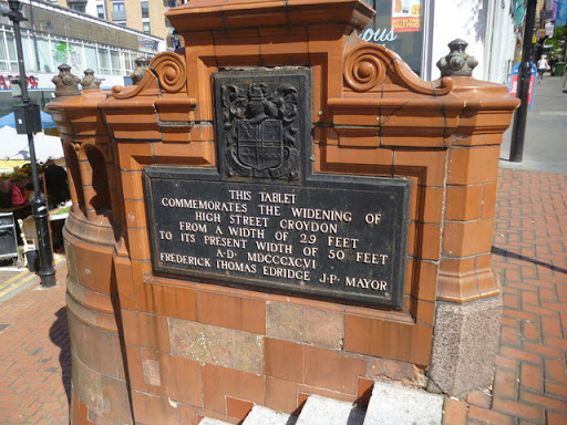 Croydon:  commemorative plaque
