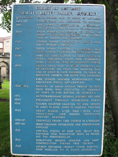 South Leith Parish Church